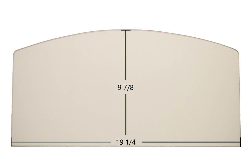Ceramic Replacement Glass for Lopi Freedom / Liberty / Flex Series Ceramic Glass Panel - 19 1/4" x 9 7/8"