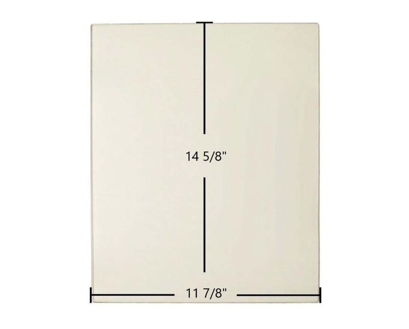 Ceramic Replacement Glass for Malm Imperial Carousel Door Glass (Ceramic) - 8" x 14"