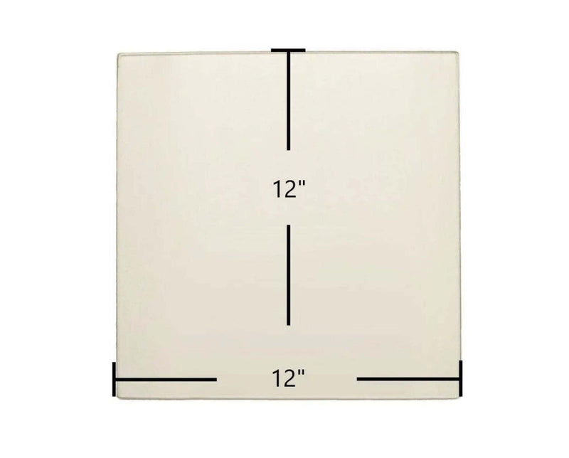 Ceramic Replacement Glass for Malm Spin-A-Fire Door Glass (Ceramic) - 12" x 12"