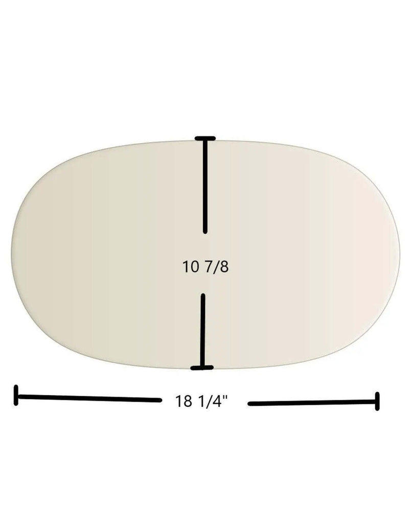 Ceramic Replacement Glass for Meridian Stove Ceramic Glass Panel - 18 1/4" x 10 7/8"
