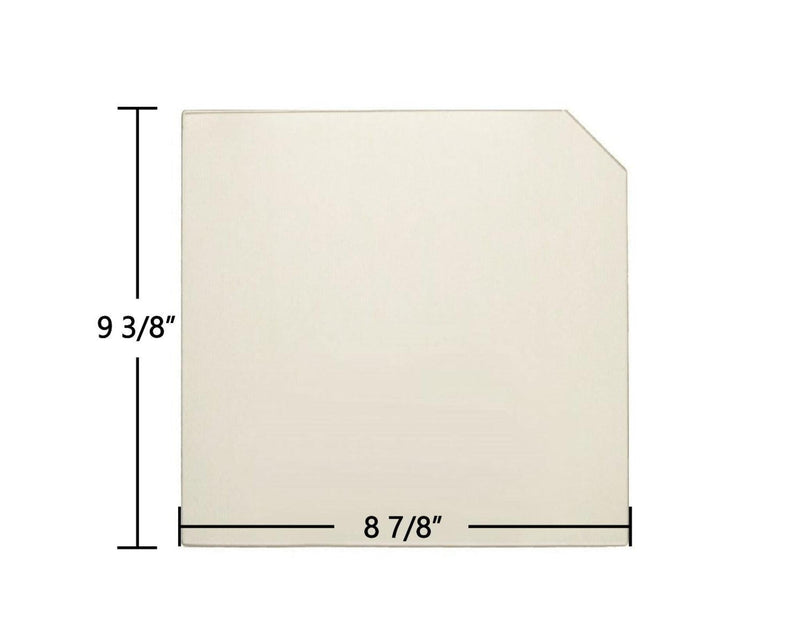 Ceramic Replacement Glass for Minnesota Stove Works Radiant Ceramic Glass Panel - 8 7/8" x 9 3/8"