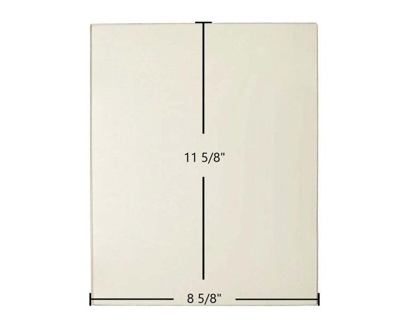 Ceramic Replacement Glass for Morso 3610, 3640 Ceramic Glass Panel - 8 5/8" x 11 5/8"