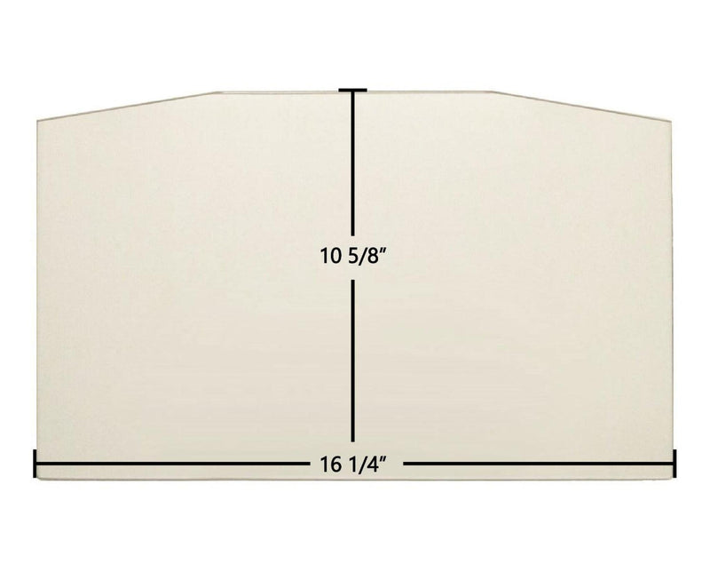 Ceramic Replacement Glass for Napoleon Timberline, EPA1000, 1101, 1150, 1400, 1400C, 1400PL, 1402, 1450, 1900, EPA1100, 1100C, EPI1401, Prestige NZ25 Ceramic Glass Panel | 16 1/4" x 10 5/8" | Replaces W010-1071 - 16 1/4" x 10 5/8"