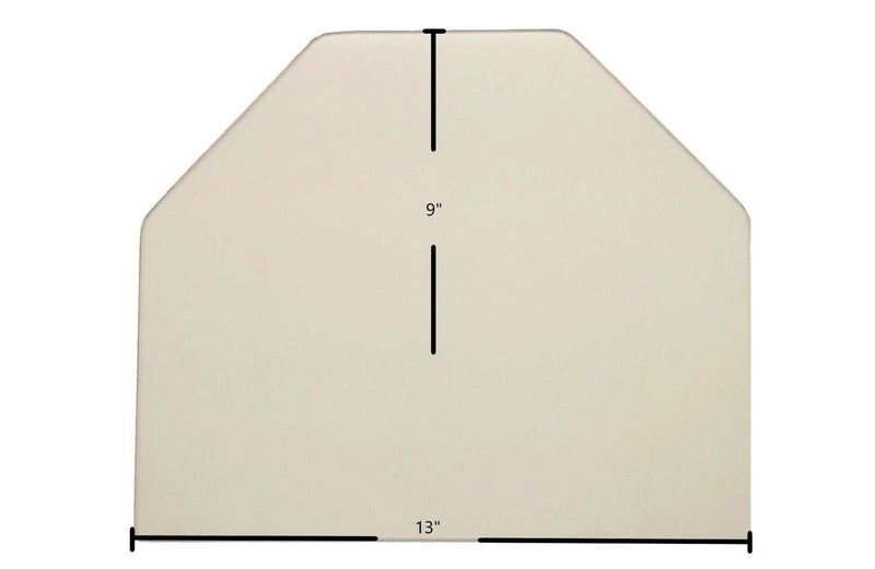 Ceramic Replacement Glass for Omega Single Door Ceramic Glass Panel | 13" x 9" | Replaces 7GOSD - 13" x 9"