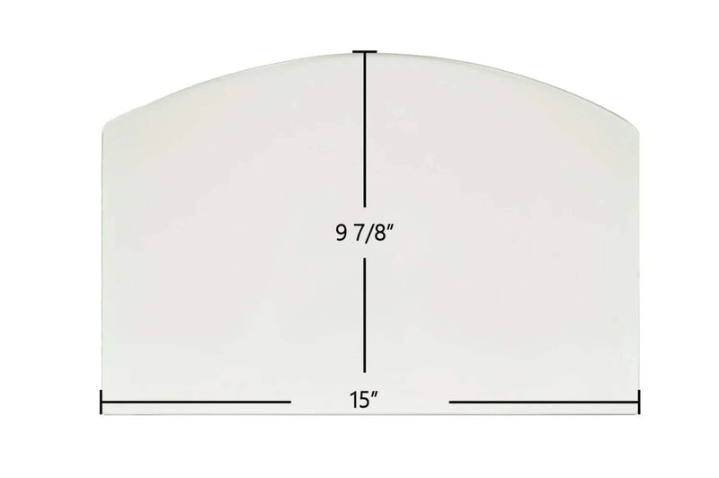 Ceramic Replacement Glass for Oregon Stove Ceramic Glass Panel (15" x 9 7/8") - 15" x 9 7/8"