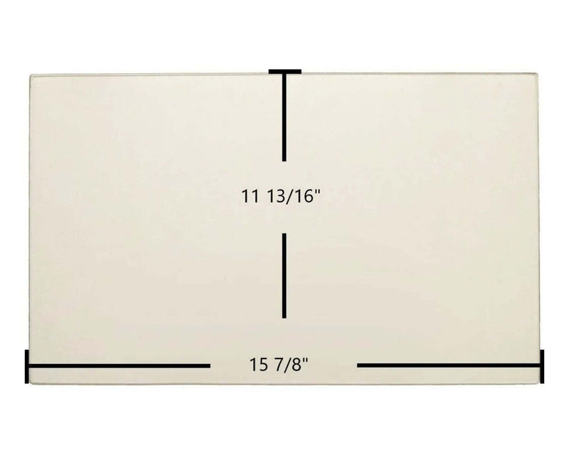 Ceramic Replacement Glass for Osburn 2300 Ceramic Glass Panel | 15 7/8" x 11 13/16" | Replaces SE30191 / PL30203 - 15 7/8" x 11 13/16"