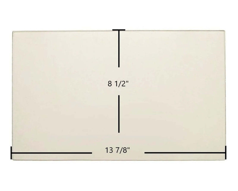 Ceramic Replacement Glass for Pacific Energy Vista Glass (2005 & Newer) Ceramic Panel | 13 7/8" x 8 1/2" | Replaces CUSPA501 / 800000154 / DR16.208201 - 13 7/8" x 8 1/2"