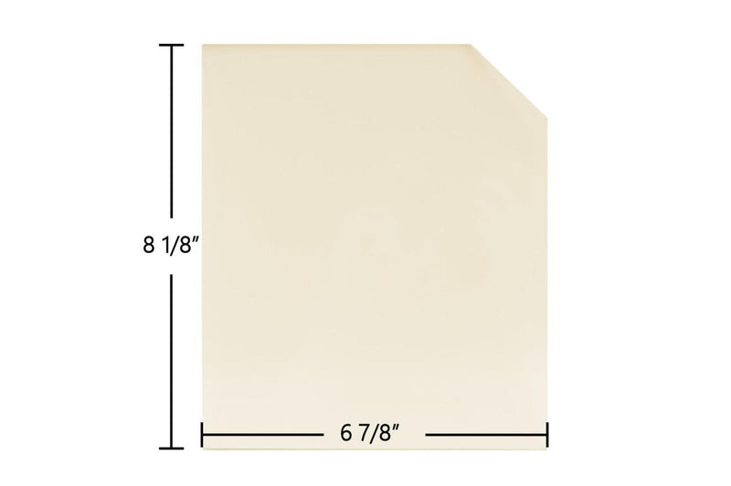 Ceramic Replacement Glass for Pennfield Ceramic Glass Panel | Interchangeable Left or Right Side | 6 7/8" x 8 1/8" - 6 7/8" x 8 1/8"