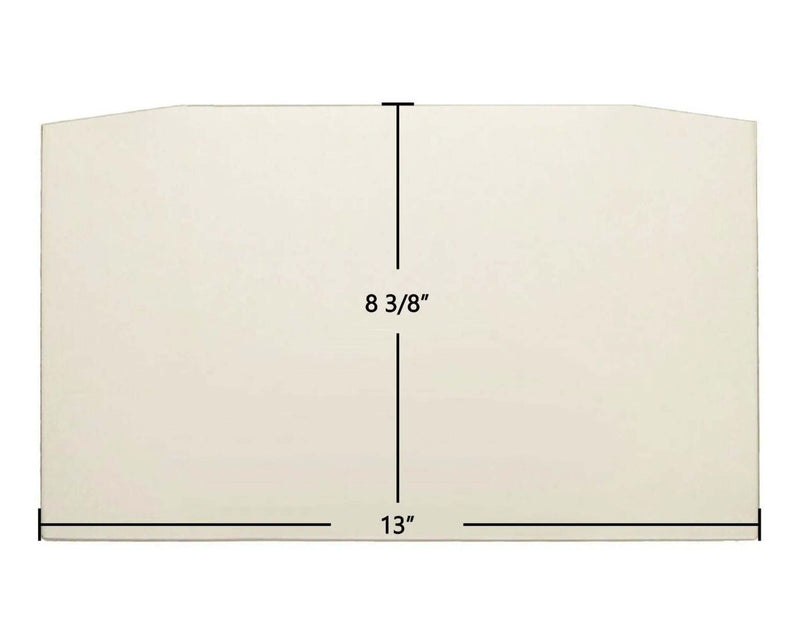 Ceramic Replacement Glass for Pleasant Hearth HWS-224172MH, WS-2417, HWS-224171, PH1200WS Ceramic Glass Panel | 13" x 8 3/8" - 13" x 8 3/8"