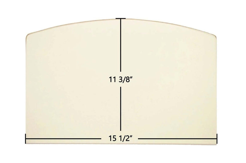 Ceramic Replacement Glass for Quadra-Fire Ceramic Glass Panel | Fits 3100 ACC, 3100i Non-ACT, Discovery III | 15 1/2" x 11 3/8" | Part #700-012 - 15 1/2" x 11 3/8"
