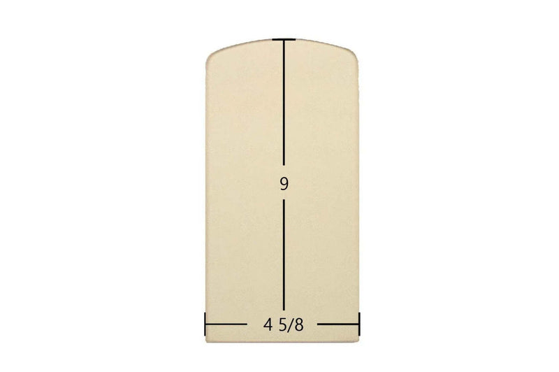 Ceramic Replacement Glass for Quadra-Fire 800, 100I, 5100I, 5100IACT, 5100I Pre ACT Side Ceramic Glass | 4 5/8" x 9" | Part #832-2000 - 4 5/8" x 9"