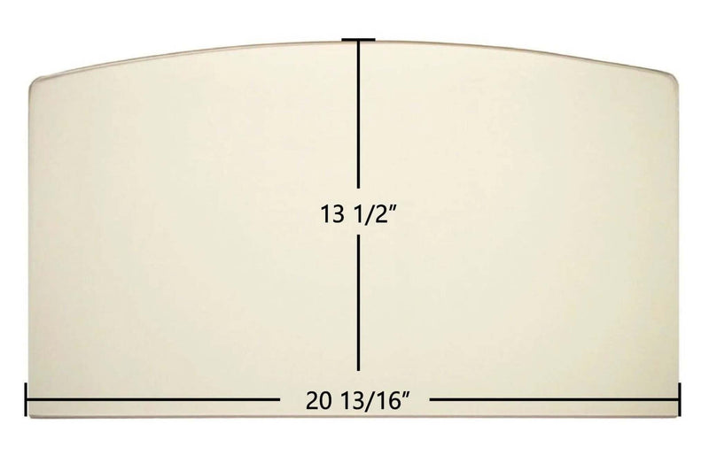 Ceramic Replacement Glass for Quadra-Fire Explorer II Ceramic Glass Panel | 20 13/16" x 13 1/2" | Part #SRV7061-013 - 20 13/16" x 13 1/2"