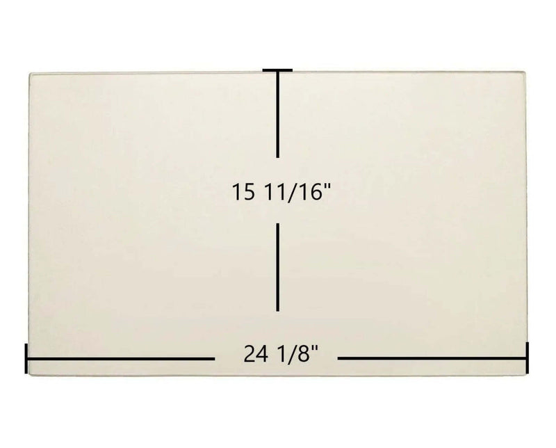 Ceramic Replacement Glass for Regency Liberty LRI3E & Horizon HRI3E Ceramic Glass Panel | 24 1/8" x 15 11/16" | Part #940-454P - 24 1/8" x 15 11/16"