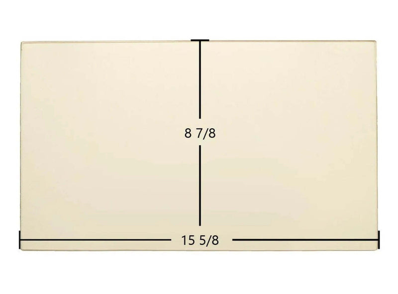 Ceramic Replacement Glass for Regency Ceramic Glass Panel | 15 5/8" x 8 7/8" | Fits R3, C34-2, F1100, F2400, S2400, L1200, S2100, 2100M | Part #846-302 - 15 5/8" x 8 7/8"