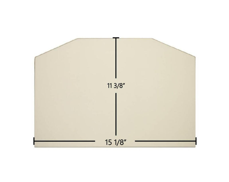 Ceramic Replacement Glass for RSF Mariah DV Ceramic Glass Panel | 15 1/8" x 11 3/8" - 15 1/8" x 11 3/8"