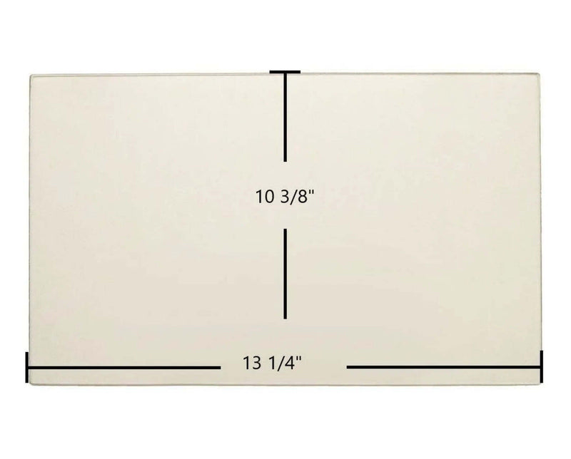 Ceramic Replacement Glass for St. Croix Element & Lancaster Ceramic Glass Panel | 13 1/4" x 10 3/8" | Part #80P52375-R - 13 1/4" x 10 3/8"