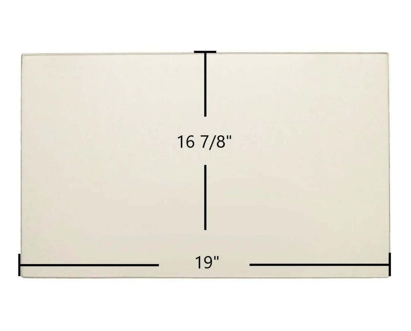 Ceramic Replacement Glass for Vermont Castings Stardance / Dutchwest 2465, 2466 Ceramic Glass Panel | 19" x 16 7/8" | Part #160-1691 - 19" x 16 7/8"