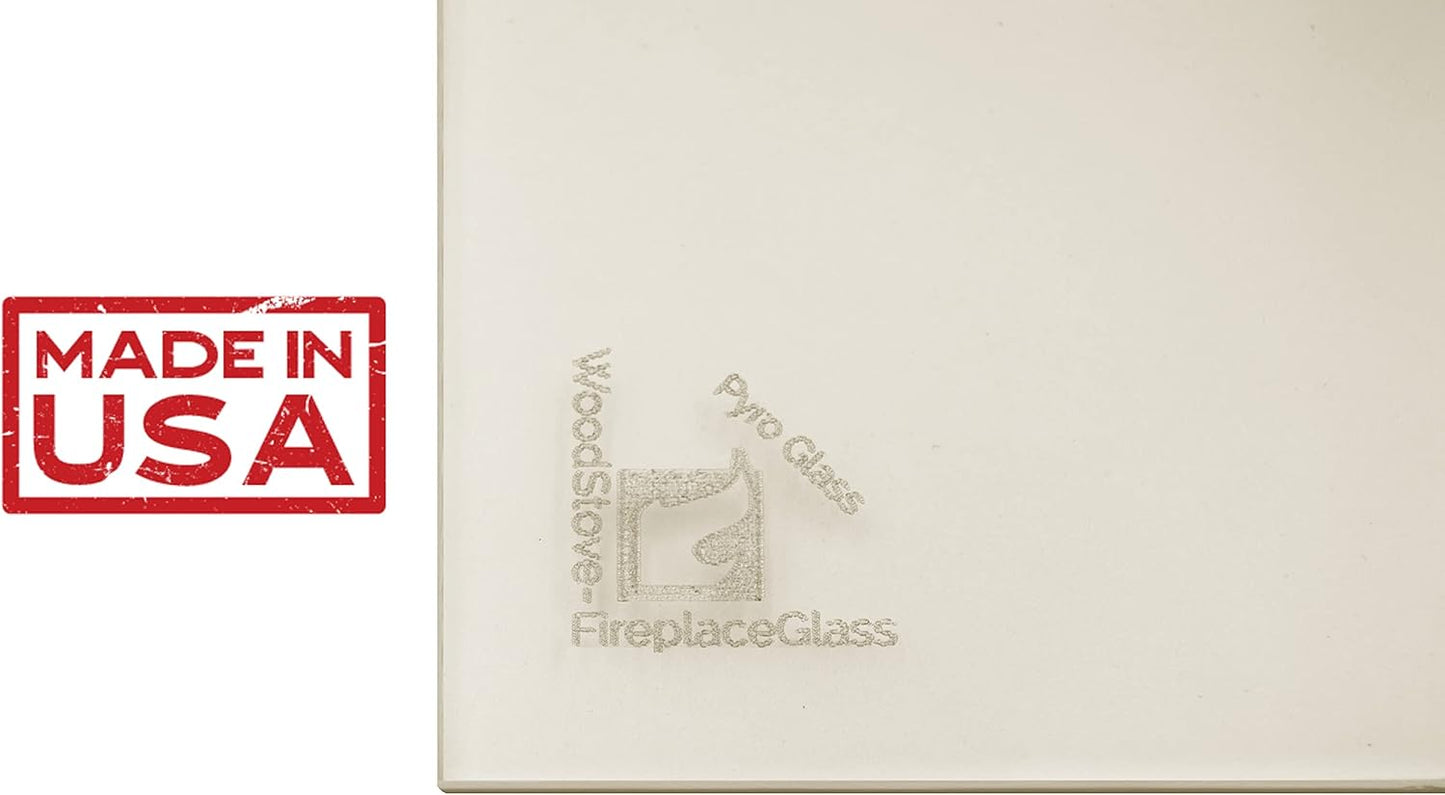 Country Performer C210 / CA210, S / SA / SS / ST 210 & Striker S160 / SA160 / C160 / CA160 Archtop Ceramic Glass Panel - 17 7/8" x 9 5/16" with Notch (Part #71072)