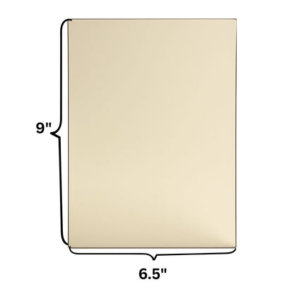6.5” x 9” High-Temperature Pyroceram Ceramic Glass for Wood Stoves and Fireplaces