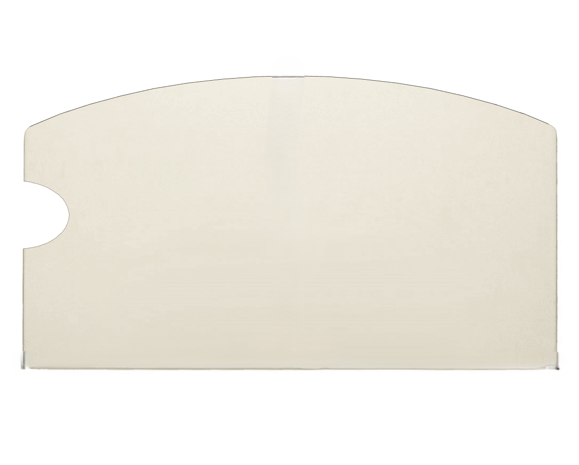 Country Performer C210 / CA210, S / SA / SS / ST 210 & Striker S160 / SA160 / C160 / CA160 Archtop Ceramic Glass Panel - 17 7/8" x 9 5/16" with Notch (Part #71072)