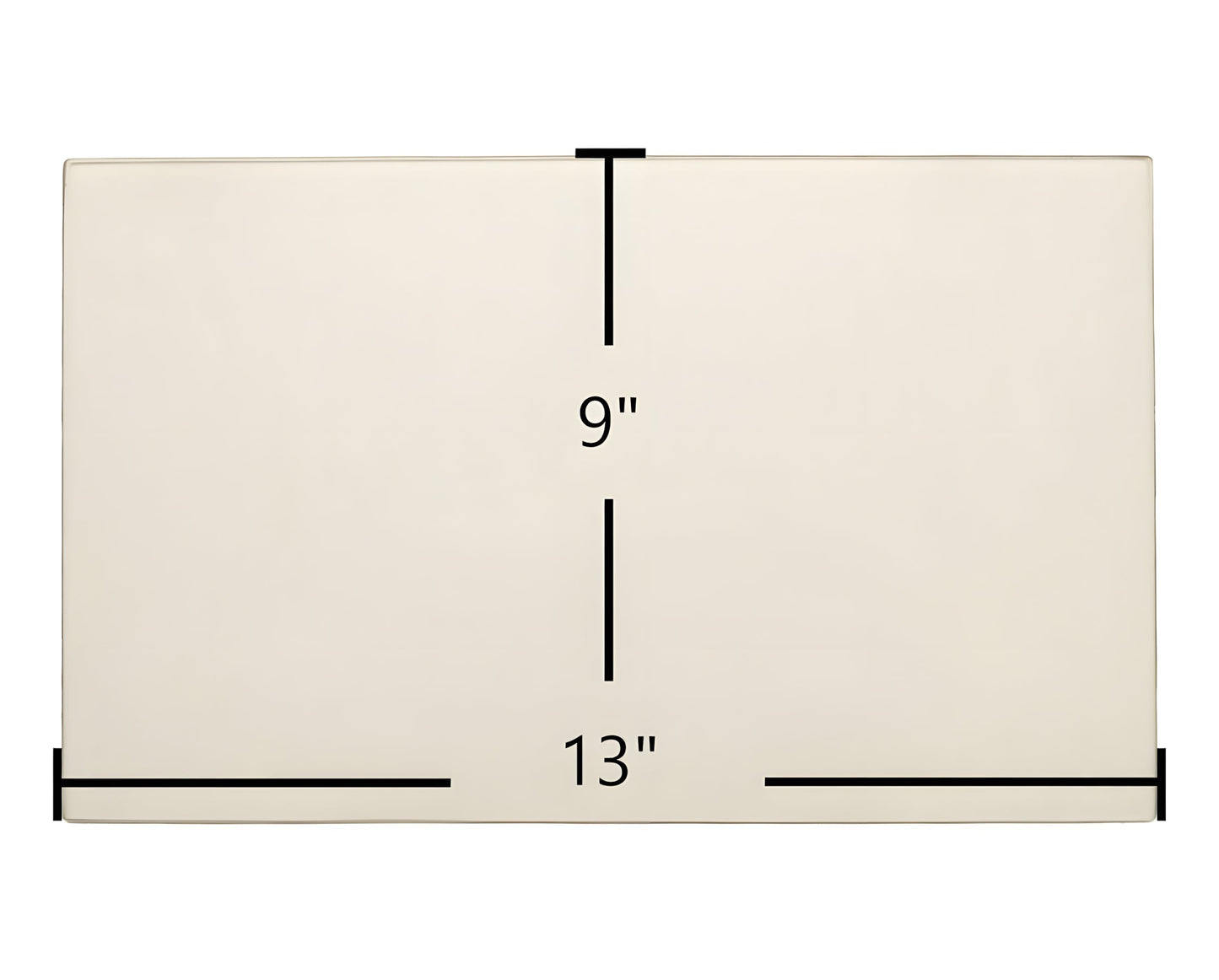 Ceramic Replacement Glass for Alaska Wood Stove - 13" x 9"