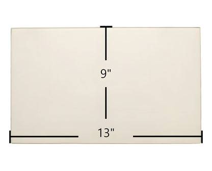 Ceramic Replacement Glass for Alaska Wood Stove - 13" x 9"