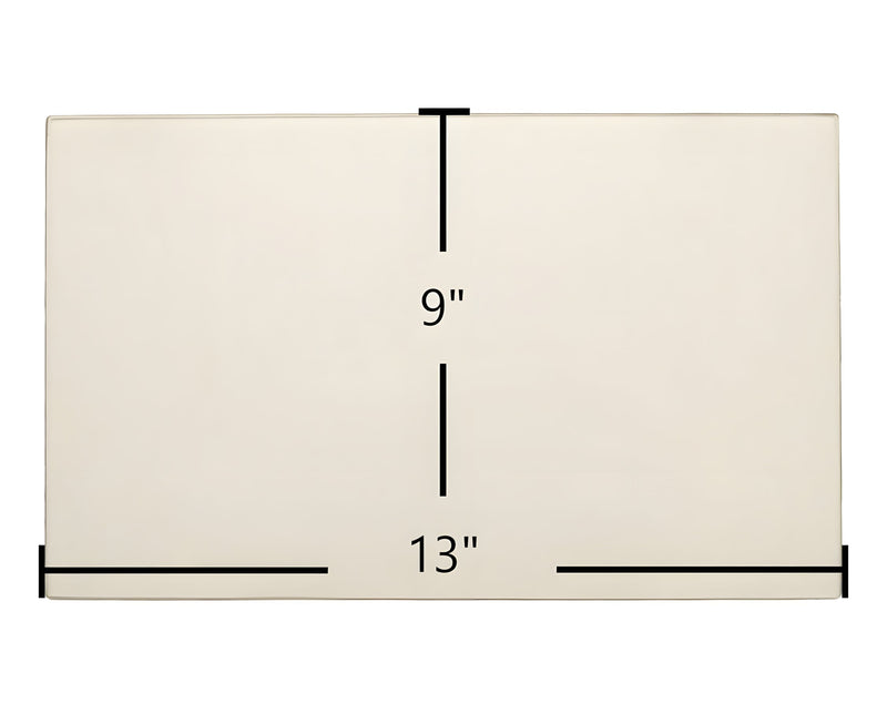 Ceramic Replacement Glass for Alaska Wood Stove - 13" x 9"