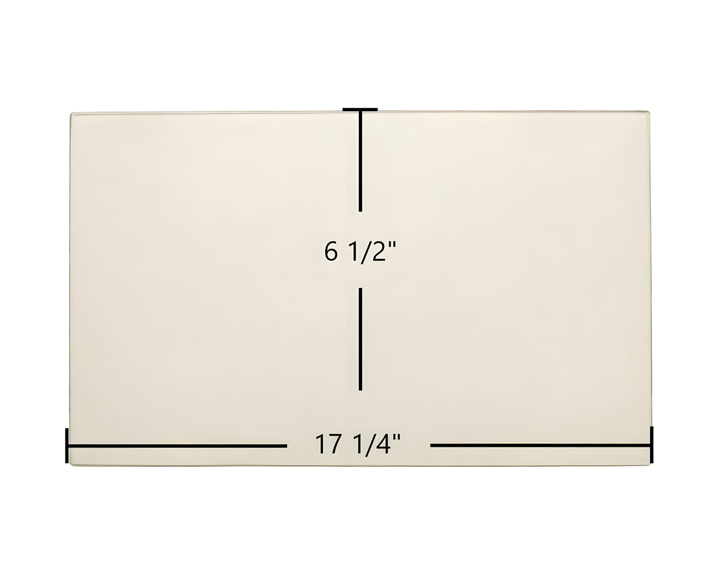 Ceramic Replacement Glass for All Nighter Giant Moe - 17 1/4" x 6 1/2"