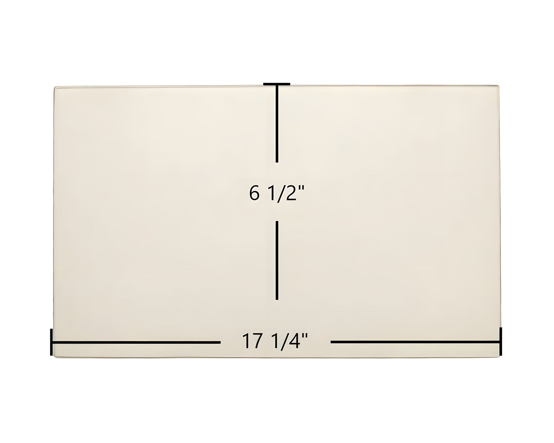Ceramic Replacement Glass for All Nighter Giant Moe - 17 1/4" x 6 1/2"