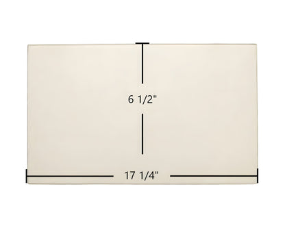 Ceramic Replacement Glass for All Nighter Giant Moe - 17 1/4" x 6 1/2"