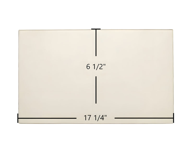 Ceramic Replacement Glass for All Nighter Giant Moe - 17 1/4" x 6 1/2"