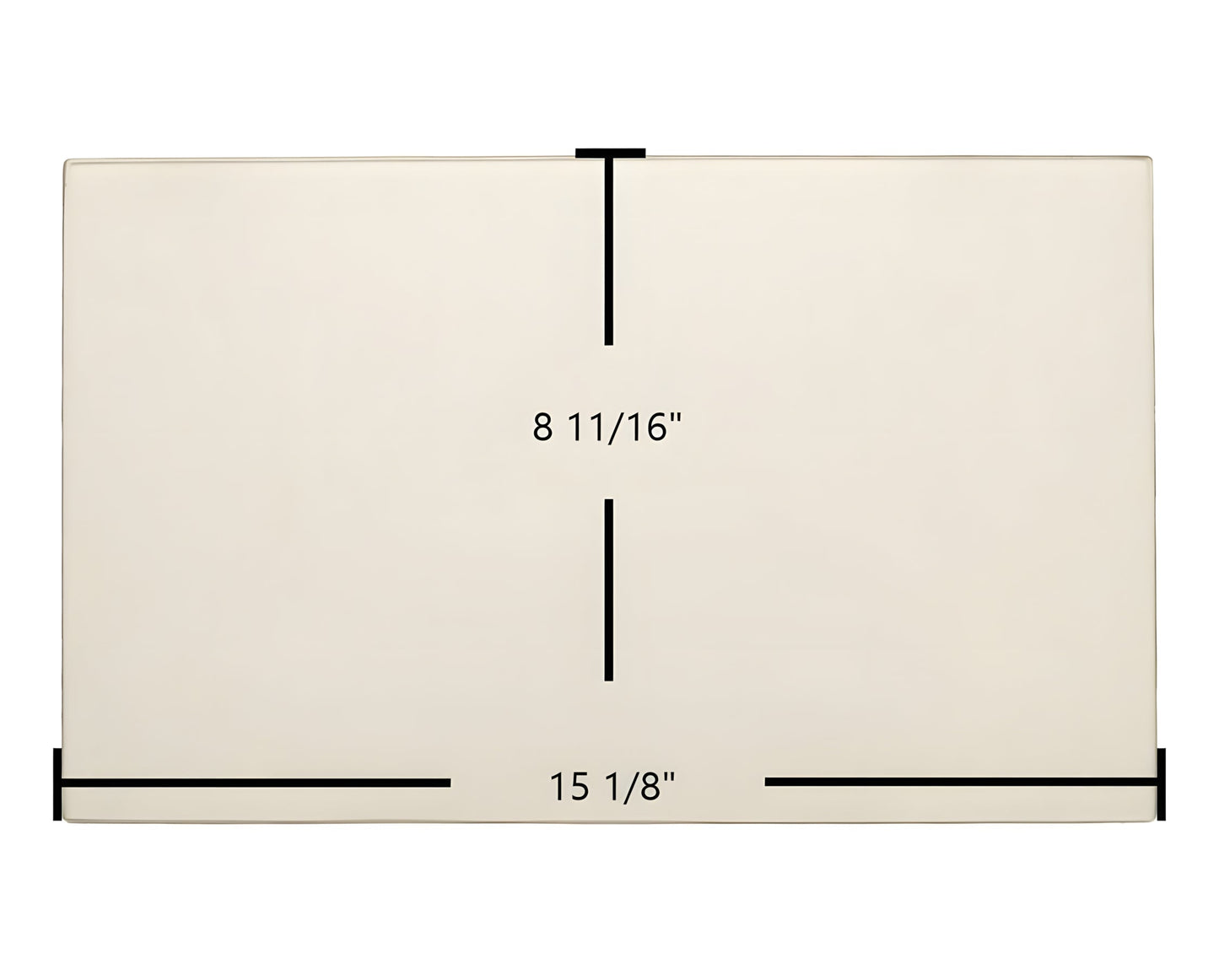 Ceramic Replacement Glass for American Energy Magnum 6500, Magnum 7500, Country Side, Queen Anne Glass - 15 1/8" x 8 11/16"
