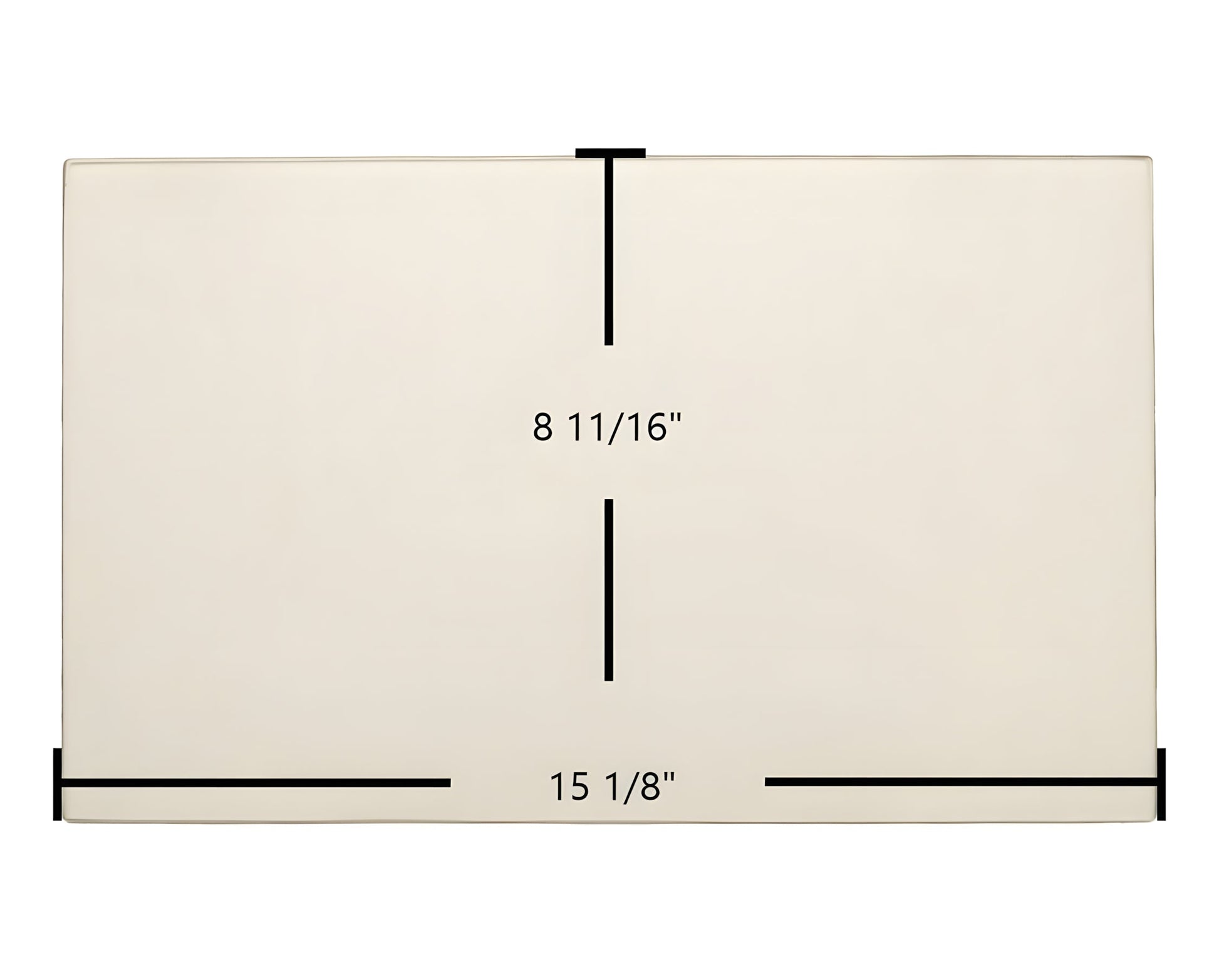 Ceramic Replacement Glass for American Energy Magnum 6500, Magnum 7500, Country Side, Queen Anne Glass - 15 1/8" x 8 11/16"