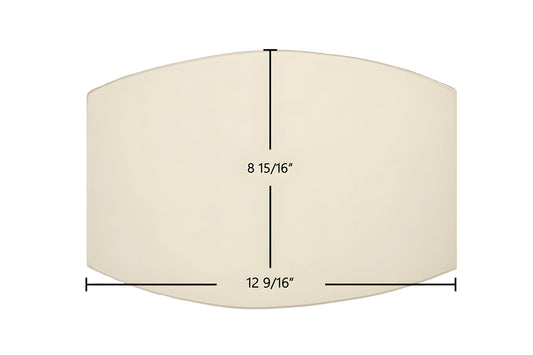 Ceramic Replacement Glass for American Energy Magnum Baby, Essex, T40, Winchester Glass - 12 9/16" x 8 15/16" Arched