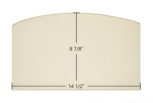 Ceramic Replacement Glass for American Harvest 6039, 6041, 2000, 2500, 3000, APCI1406 Archtop Glass - 14 1/2" x 8 7/8" Archtop