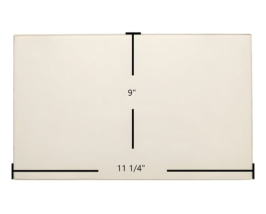 Ceramic Replacement Glass for Appalachian 32-BW-1988, 37, 36 BW (New) Center Ceramic Glass | 11 1/4" x 9" | Part #0610-8019 - 11 1/4" x 9"
