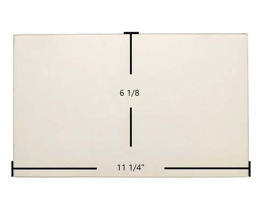 Ceramic Replacement Glass for Appalachian 32-BW-1988, 37, 36-BW (Old) Side Ceramic Glass | 11 1/4" x 6 1/8" |Part #7GA36S - 11 1/4" x 6 1/8"