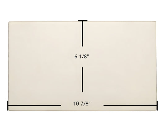 Ceramic Replacement Glass for Appalachian 36-BW (New) Side Ceramic Glass | 10 7/8" x 6 1/8" | Part #0610-8020B - 10 7/8" x 6 1/8"