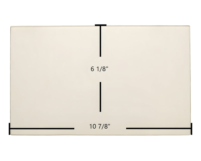 Ceramic Replacement Glass for Appalachian 36-BW (New) Side Ceramic Glass | 10 7/8" x 6 1/8" | Part #0610-8020B - 10 7/8" x 6 1/8"
