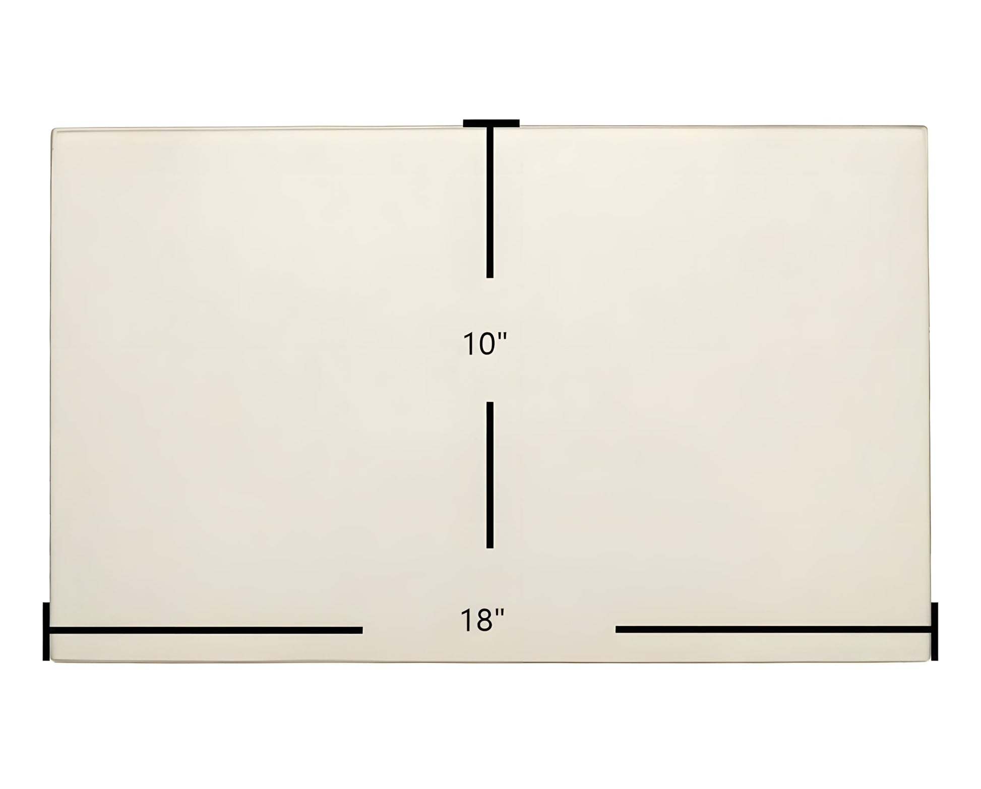 Ceramic Replacement Glass for Appalachian 7G1810 Ceramic Glass | 18" x 10" | Part #7G1810-19 - 18" x 10"