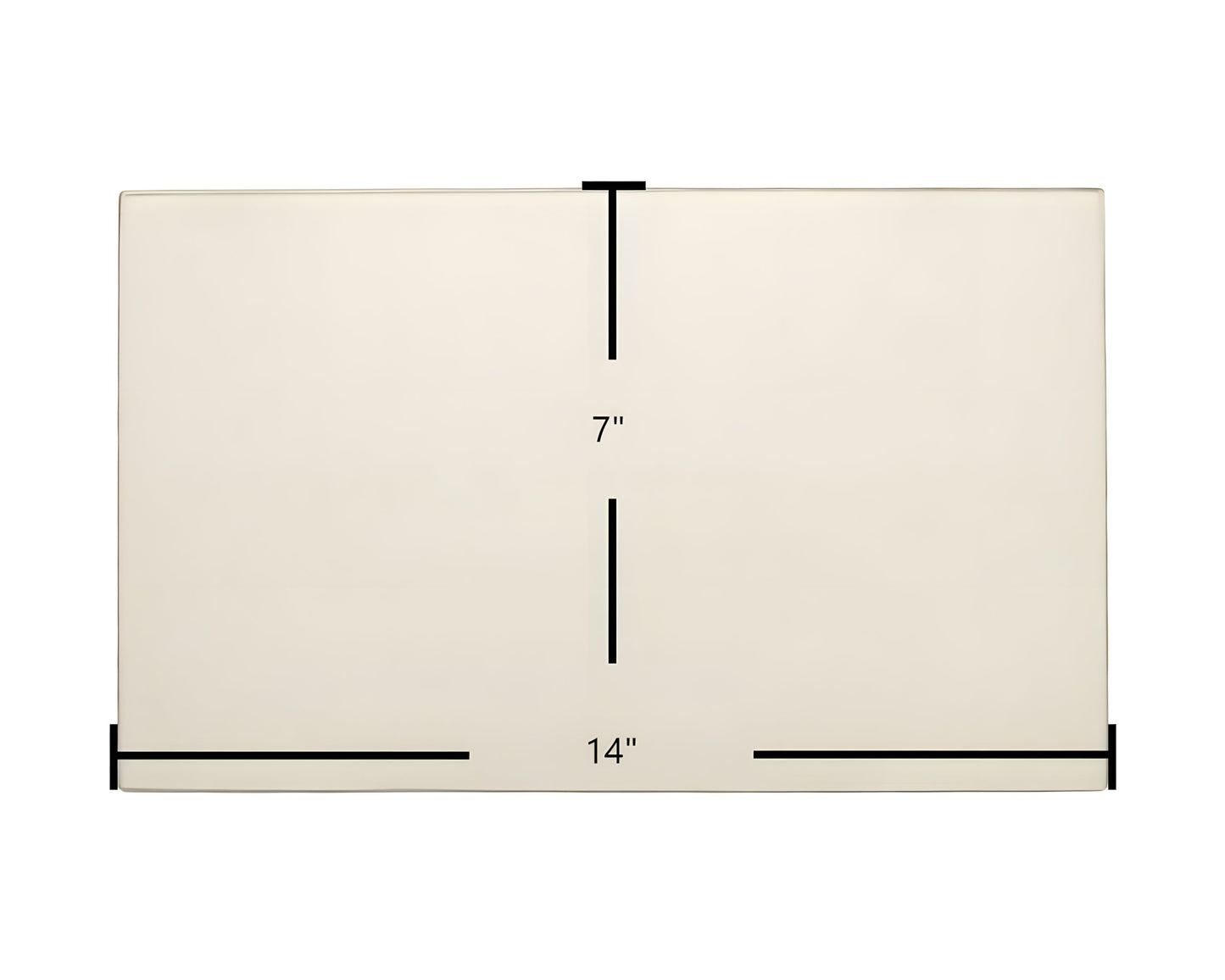Ceramic Replacement Glass for Appalachian 7GAD Ceramic Glass | 14" x 7" | Part #7GAD-147 - 14" x 7"
