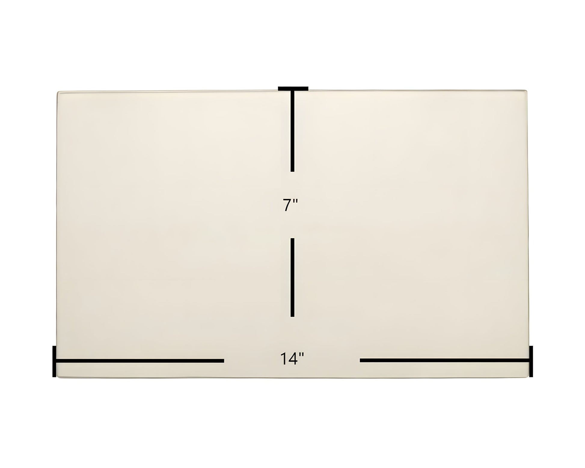 Ceramic Replacement Glass for Appalachian 7GAD Ceramic Glass | 14" x 7" | Part #7GAD-147 - 14" x 7"