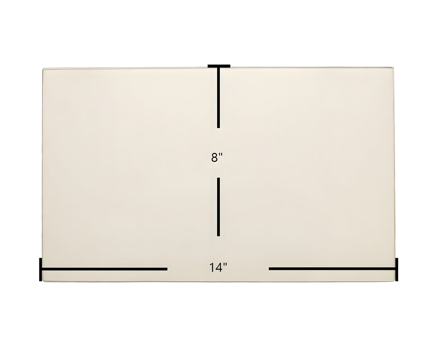Ceramic Replacement Glass for Appalachian 7GAD Ceramic Glass | 14" x 8" | Part #7GAD-148 - 14" x 8"
