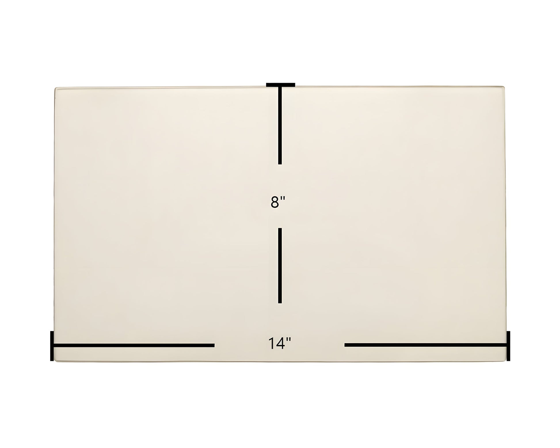 Ceramic Replacement Glass for Appalachian 7GAD Ceramic Glass | 14" x 8" | Part #7GAD-148 - 14" x 8"