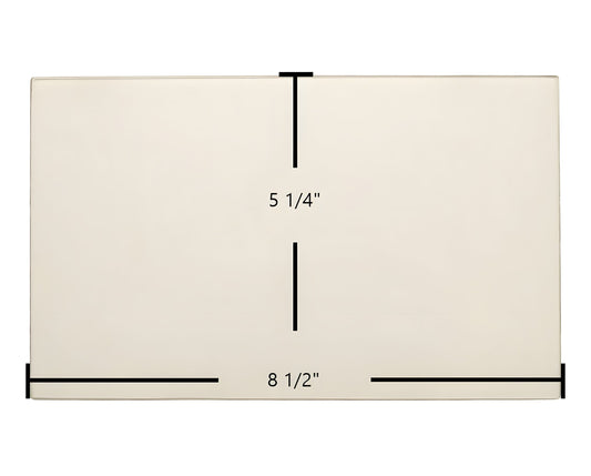 Ceramic Replacement Glass for Appalachian Gemini XLB, 32-BW-1983 Side Ceramic Glass | 8 1/2" x 5 1/4" | Part #0610-8013 - 8 1/2" x 5 1/4"