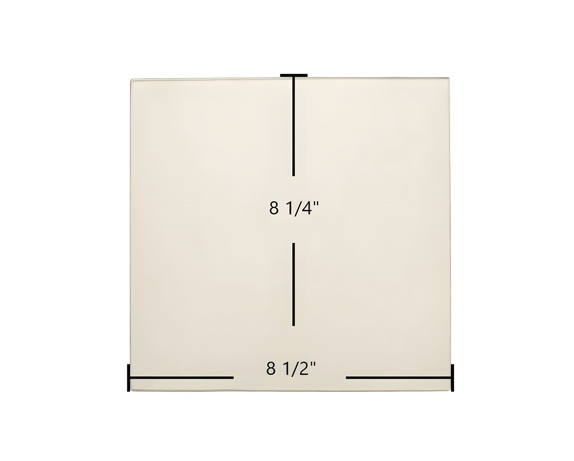 Ceramic Replacement Glass for Appalachian Gemini XLB, 32 XLB Replacement Ceramic Glass | 8 1/2" x 8 1/4" | Part #0610-8012-7GA32C - 8 1/2" x 8 1/4"