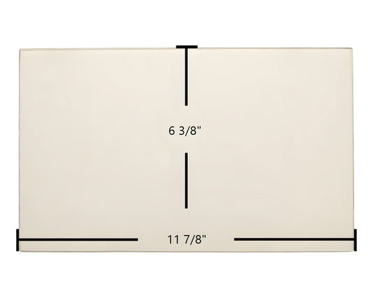Ceramic Replacement Glass for Arrow 16, 18 - 11 7/8" x 6 3/8"