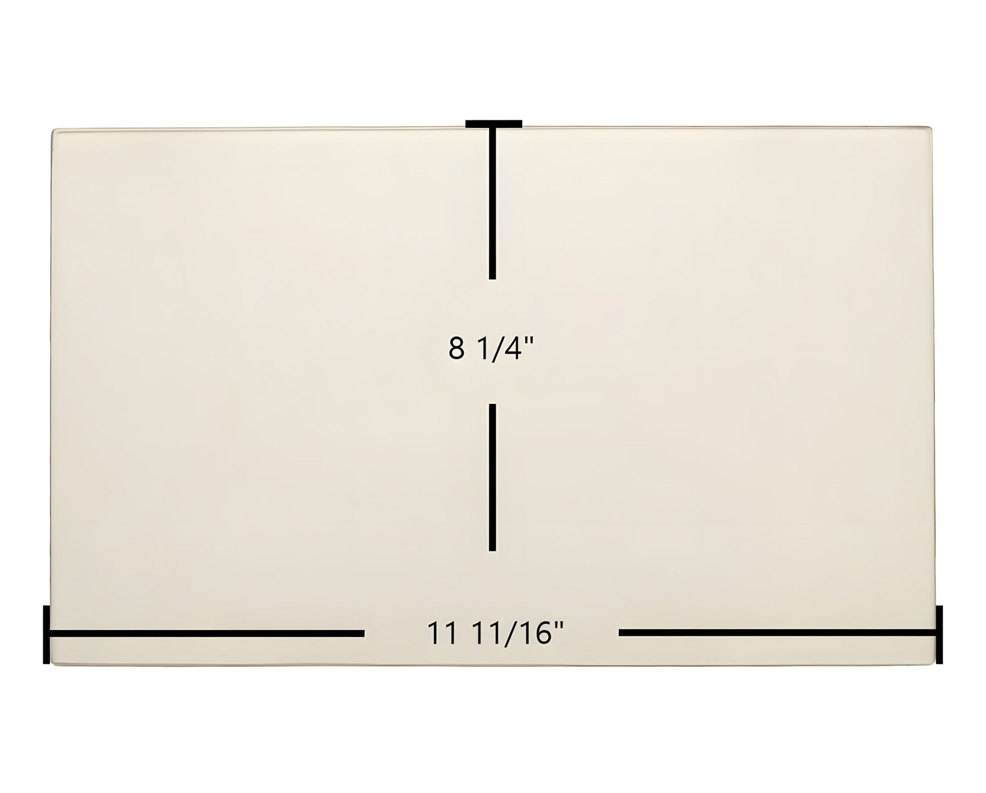 Ceramic Replacement Glass for Arrow 1600, 1800 - 11 11/16" x 8 1/4"