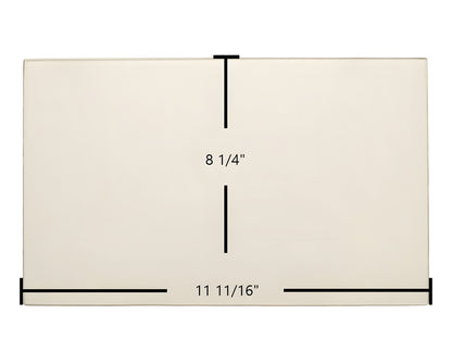 Ceramic Replacement Glass for Arrow 1600, 1800 - 11 11/16" x 8 1/4"