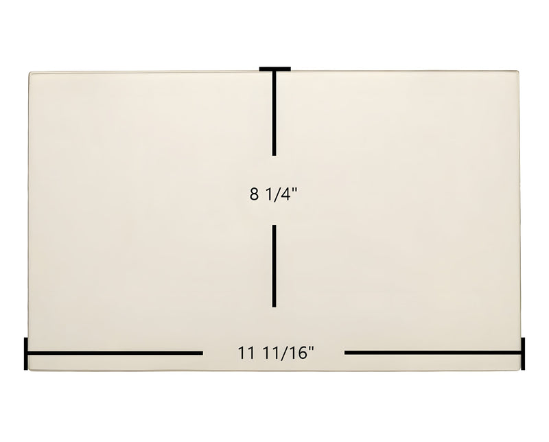 Ceramic Replacement Glass for Arrow 1600, 1800 - 11 11/16" x 8 1/4"